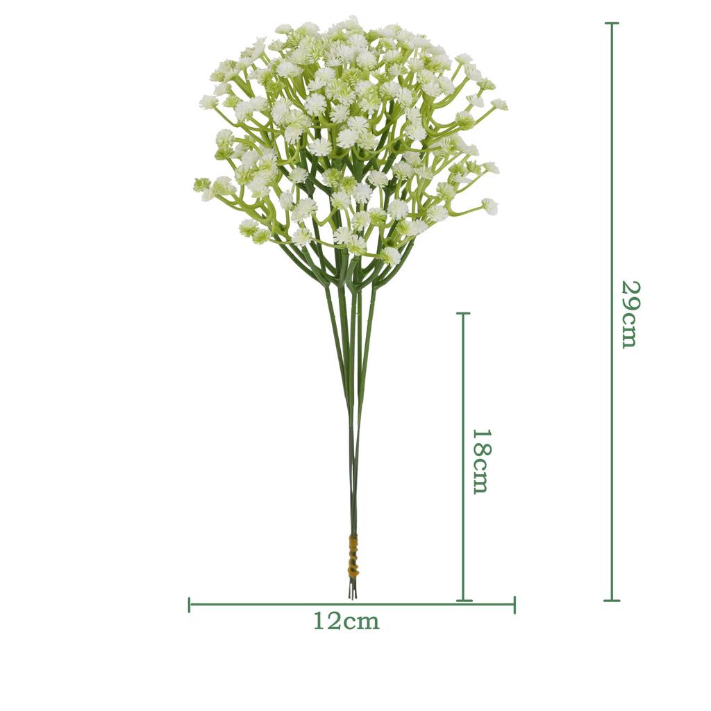 6pcs Simulation Flower Plastic Star Ornaments Simple And Generous Artificial Flower Wedding Furniture  Room Decoration