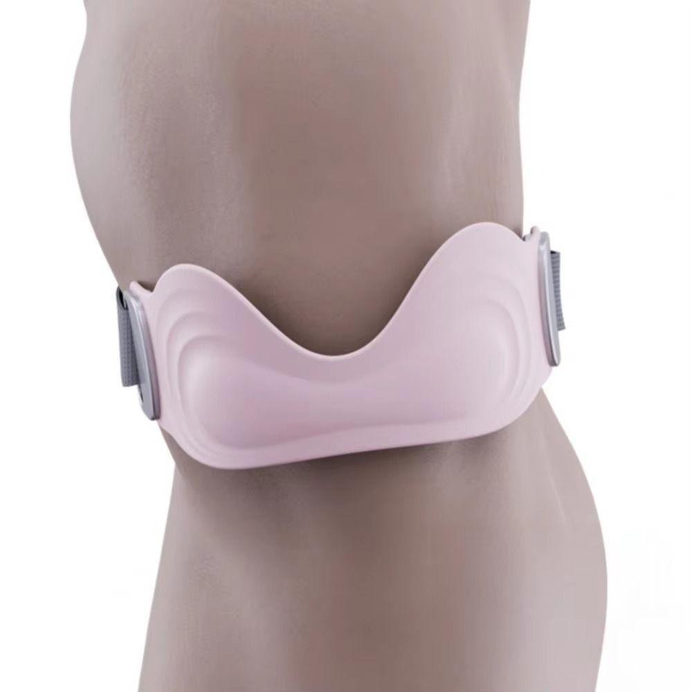Adjustable Straps Silicone Knee Brace Compression Tendonitis Patella Band  Badminton