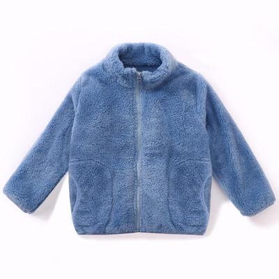 Children's Fleece Jacket Winter Thickened Warm Coats for Boys Girls Coral Velvet Windbreaker Teenager Outerwear Baby Outfits