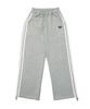 Mihebeu [Unisex] Double Line Stripe Sweatpants Melange