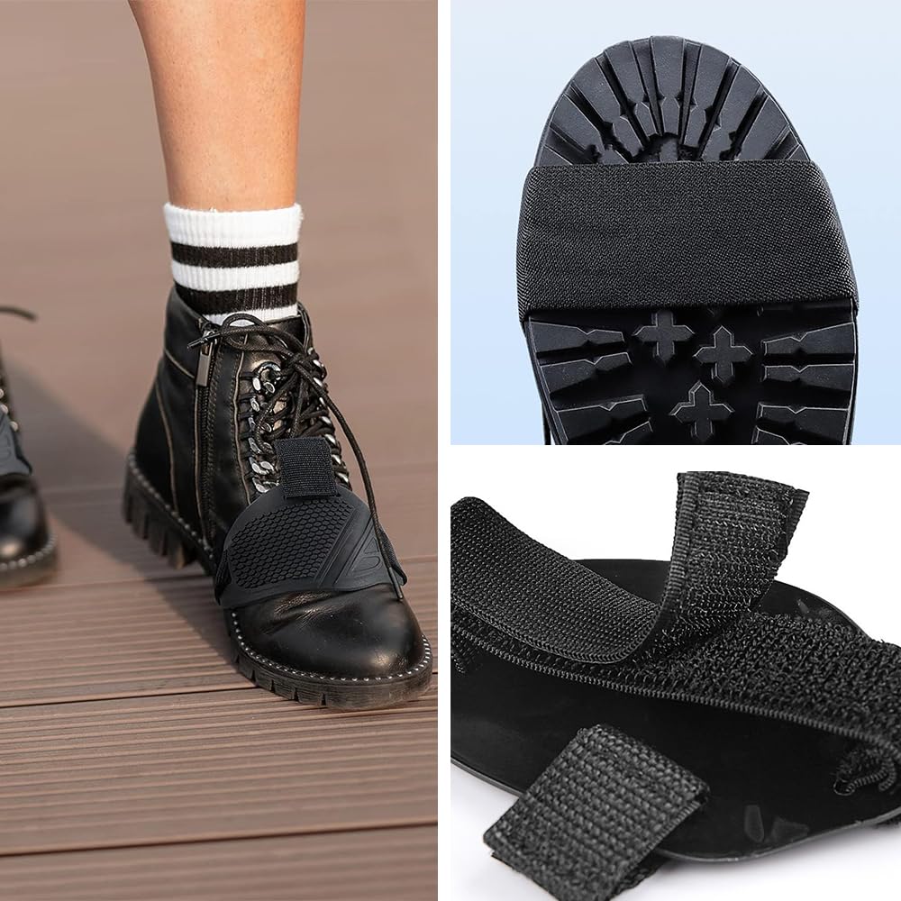 Shift Guard Protector Pad for Motorcycles Protective Cover Improves Abrasion Resistance Anti-Shedding Protect Shoes