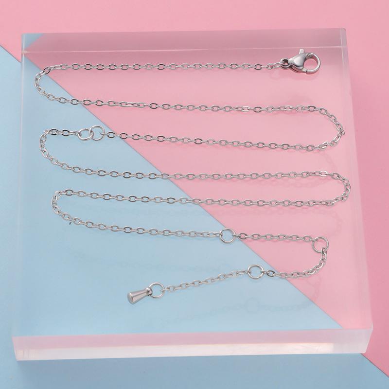 18k Vacuum Electroplated Stainless Steel Necklace Chain - DIY Jewelry Accessories