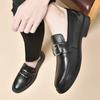 Men's Quality Cowhide Leather Shoes British Business Soft Leather Man Genuine Leather Dress Shoes