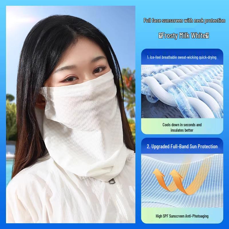 

Унисекс Летний Бафф для Лица и Шеи с Защитой от УФ-лучей – Дышащий, Ветрозащитный, Защита от Солнца для Велоспорта и Активного Отдыха