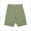 Moisture Wicking Solid Color Elastic Waist Sports Shorts Women Shorts Green DV7798-386