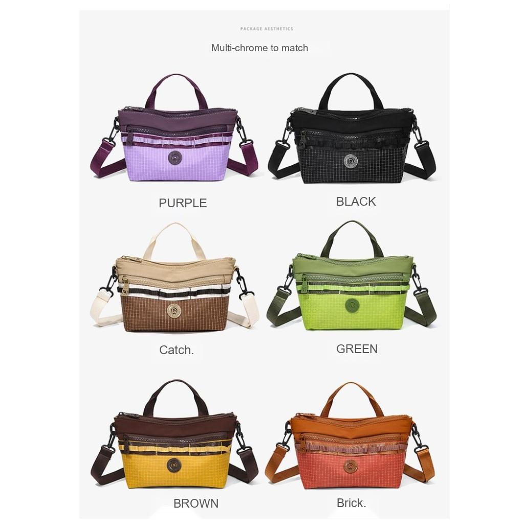 Shoulder Crossbody Handbag Women Oxford Multi Compartment Daily Commute