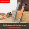 Stainless Steel Multifunctional Pry Bar and Nail Puller for Woodworking