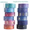 12 Stück Sternennacht Washi Tape Set Galaxie Sternbild Mond Stern Klebeband Masking Tapes Heimaufkleber Dekoration