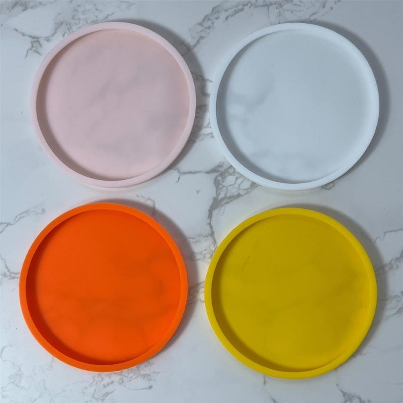 Resin Coaster Silicone Molds Durable Silicone Coaster Molds for Resin Casting Cup Mat Epoxy Resin Mold Crafts Decoration