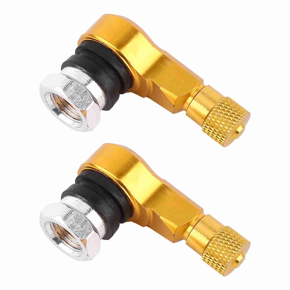 2PCS Rubber Seal Tire Valve Stems Anti-Rust Motorcycle Tire Valve Stems Tire Leak Fault Repair