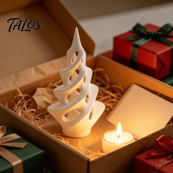 Elegant Window Decorations 3D Printed Abstract Spiral Ornaments, Modern Minimalist Tabletop Hollow Sculpture Sculpture, Decorative Hollow-out Figurine