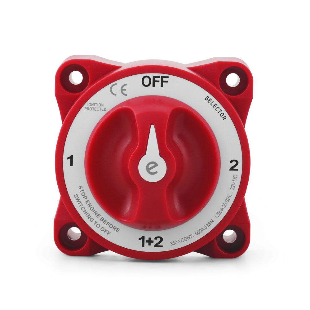 9001E 32V 350A Battery Disconnect Switch Selector Disconnect 4 Position 3 Pins for Marine Boat Truck RV ON and OFF