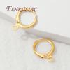 15mm 18K Gold Plated Earrings Accessories,Earrings Hooks Earwires,Earrings Hoops For DIY Jewelry Making Supplies