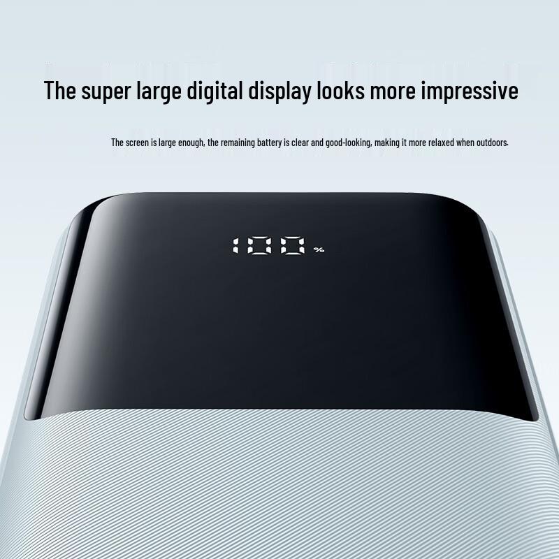 Baseus 30W 20000mAh Airline-Approved Fast Charging Power Bank with Built-in Cable