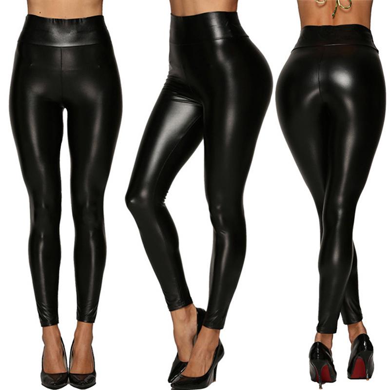 Goedkope Womens PV Leather High Waist 