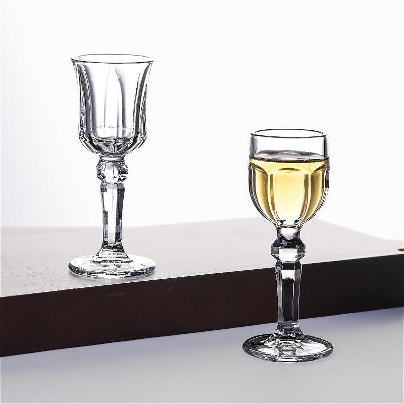 15ml Cocktail Glass Exquisite Drinking Glasses Wine Goblet Small Wine Glass 2pcs Sets Transparent Spirits Cup Shot Glass Gifts