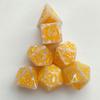 Polyhedral DND Dice Set 7Pcs Dragon Pattern for D&D TRPG Role Playing Board Game Entertainment Collectible Gift