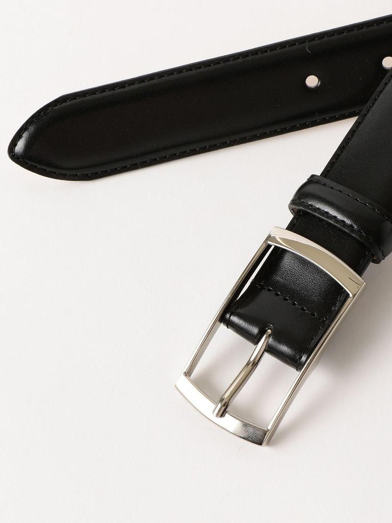 [UNITED ARROWS Green Label Relaxing] Square Buckle 2 30mm Dress Belt 31416990170 0960 BLACK (09) 81cm (32inch)