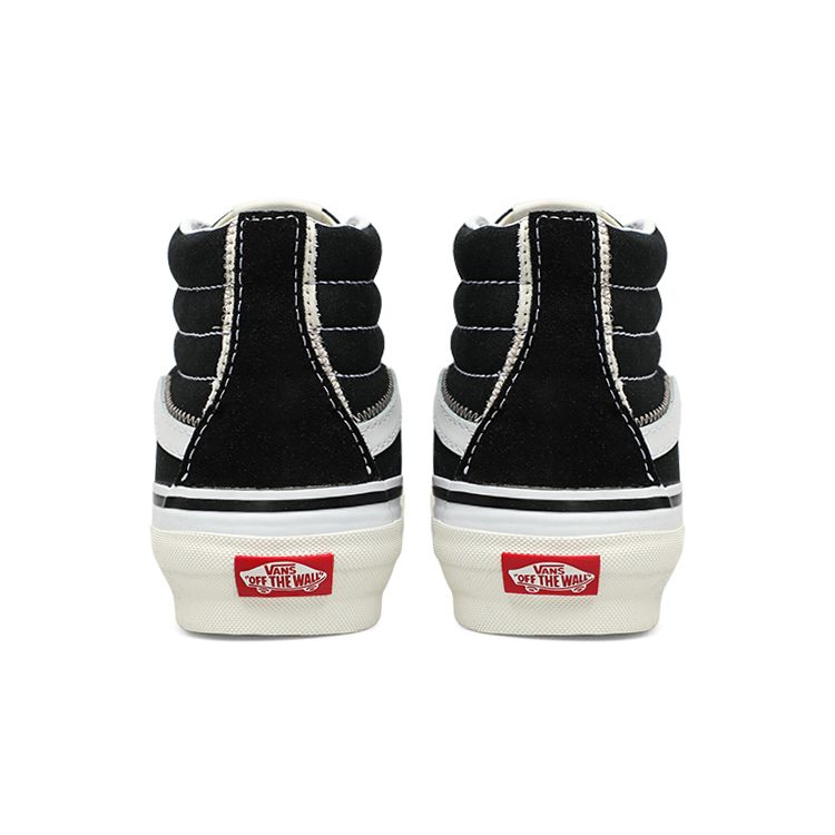 Vans Sk8-Hi Reconstruct - Black White Unisex Sneakers True-White VN0005UK6BT