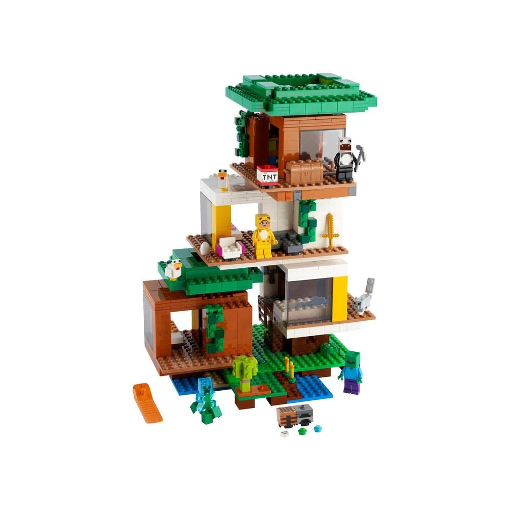 LEGO Minecraft Tree House 21174 Toy Block Video Game House Home Boys Girls 9 Years Old and Up