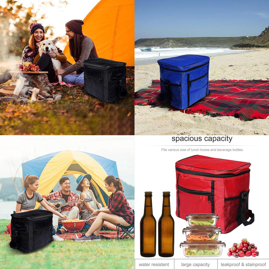 Torba Lunch Ramię Cooler Izolowane pudełko Picnic Tote Strap Camping Thermal