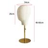 Manikin Head Display Stand, Adjustable Height Model for Headwear Glasses Home