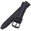 Watchband 22mm 24mm Silicone Watch Band Strap Sport Soft Diving Rubber Clock Watchbands Stainless Steel Pin Buckle Bracelet Accessories
