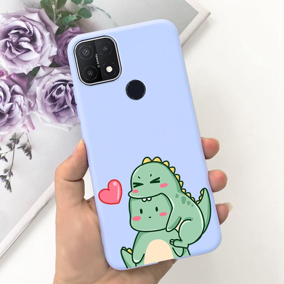 For Oppo A15 Case Oppo A15s CPH2179 Cute Fashion Candy Painted Cover Soft TPU Phone Case For Oppo A15 A 15 s OppoA15 Full Bumper