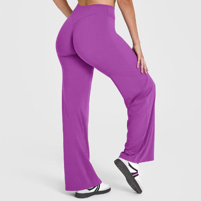 Yoga Pants Women's Long Pants High Waist Straight Pants Loose and Thin Yoga Clothes Sports Outdoor Fitness Clothes Women