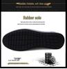 Men's Cross-Season Leather Shoes: Breathable Top Layer Cowhide, Perforated Casual Design for Middle-Aged Men, Available in Large Sizes