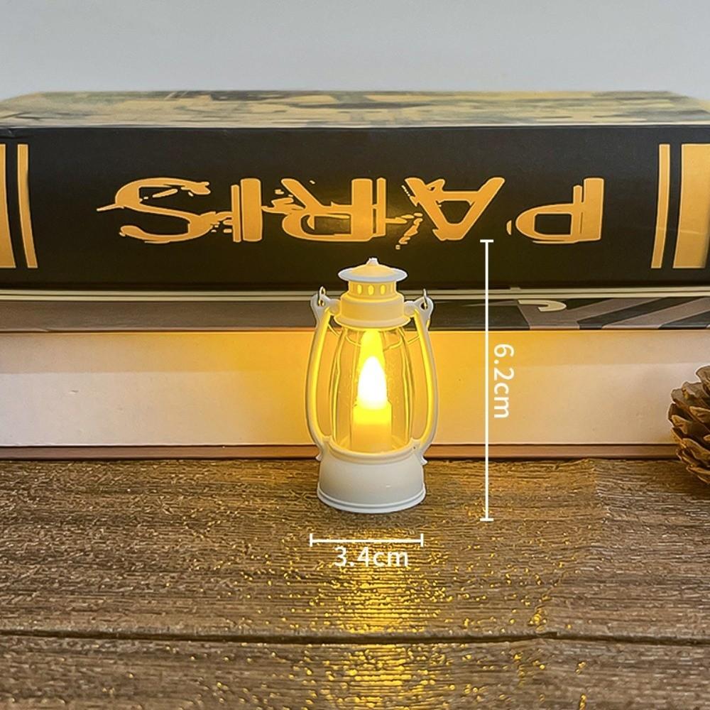 LED Lighting Retro LED Lantern Battery Powered Miniature Night Light  Imaginative Play