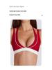 Q1R Two-Piece Color Block Fitness Shorts & V-Neck Halter Sports Bra Yoga Set - Quick-Drying & Breathable