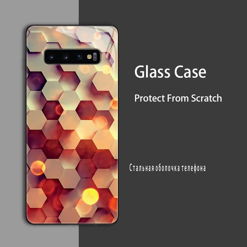 For Samsung S10 5G Case Cover Tempered Glass Case Coque For Samsung Galaxy S10e S10 S20 FE Ultra Plus S 10 Lite Protect Case