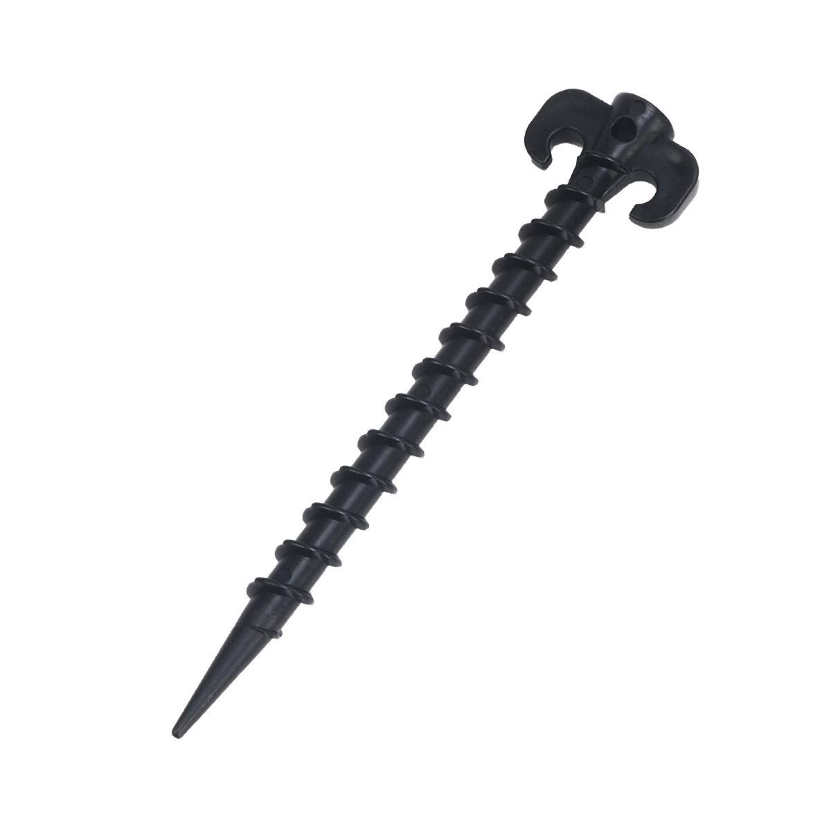 Spiral Plastic Ground Stakes for Outdoor Camping and Mountaineering Tents