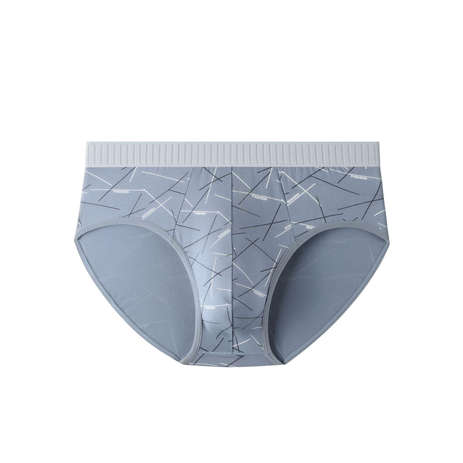 

Мужские хлопковые трусы средней посадки с принтом: Удобный, дышащий, антибактериальный 2XL