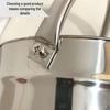 Stainless Steel Large Capacity Watering Can with Movable Handle and Sprayer