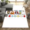 Bluey Friends Adventure Floor Rug Office Rug Perfect for Dormitory Dining Room Outdoor Foyer Antislip Carpet Decorate Offices Birthday/Christmas Gift