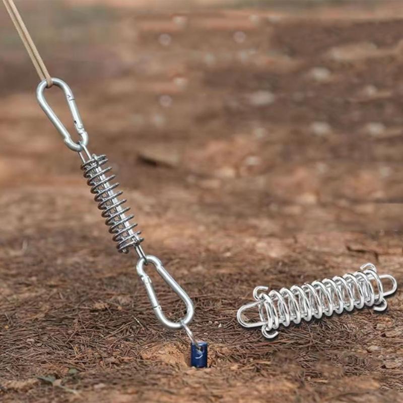 5lots Heavy Type Spring Buckles Awnings Rope Tensioner Outdoor for Tensioning Tarps and Securing Pet Leashes Outdoors