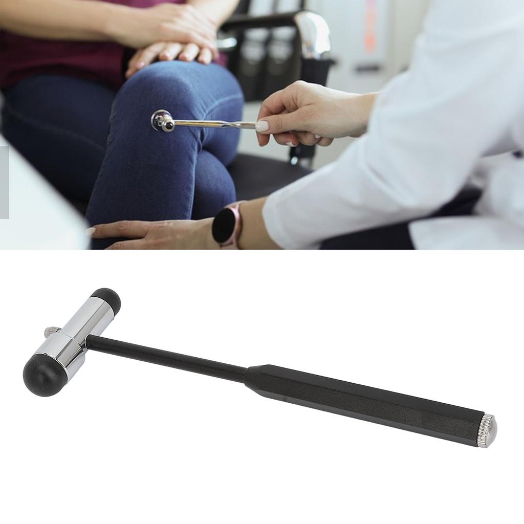 Neurological   Hammer Aluminum Alloy Accurate Testing Comfortable Grip   Hammer for Hospital Clinic