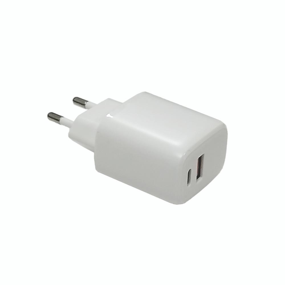 30W PD+QC3.0 USB Fast Charger, European Standard