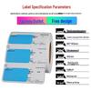 Coated Paper Supermarket Shelf Labels for Snack Display