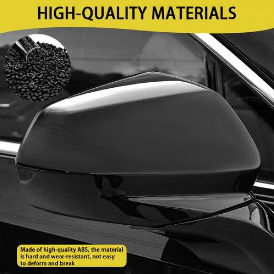 Right Side Mirror Cover Cap No Light Hole Replacement For Chevy Blazer 2019-2025