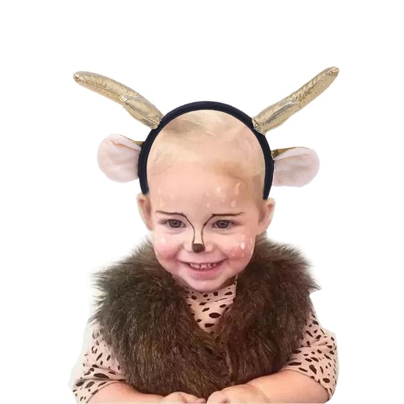 Cute Dragon Horn Hair Hoop Women Wash Face Makeup Headband for Photoshoots Christmas New Year Party Hair Accessories