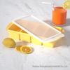 Silicone Ice Cube Tray with Lid: 4-Grid Frozen Soup & Food Storage Box