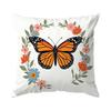 Butterfly Floral Pattern Pillowcase Printed Polyester 40/45/50Cm Throw Pillowcover Decorative Sofa Cushion Pillowslip Home Decor