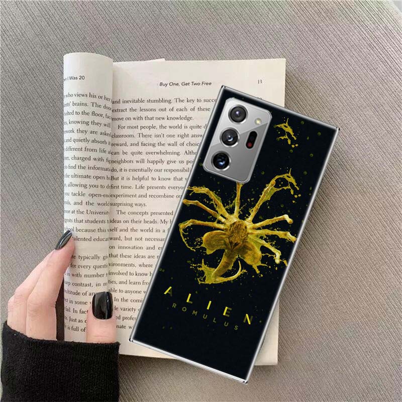 COOL A-Alien Xenomorph Phone Case For Samsung A16 A26 A36 A56 Note 20 10 9 8 M12 M21 M30S Galaxy M32 M51 M52 A9 A8 A7 A6 Plus S1
