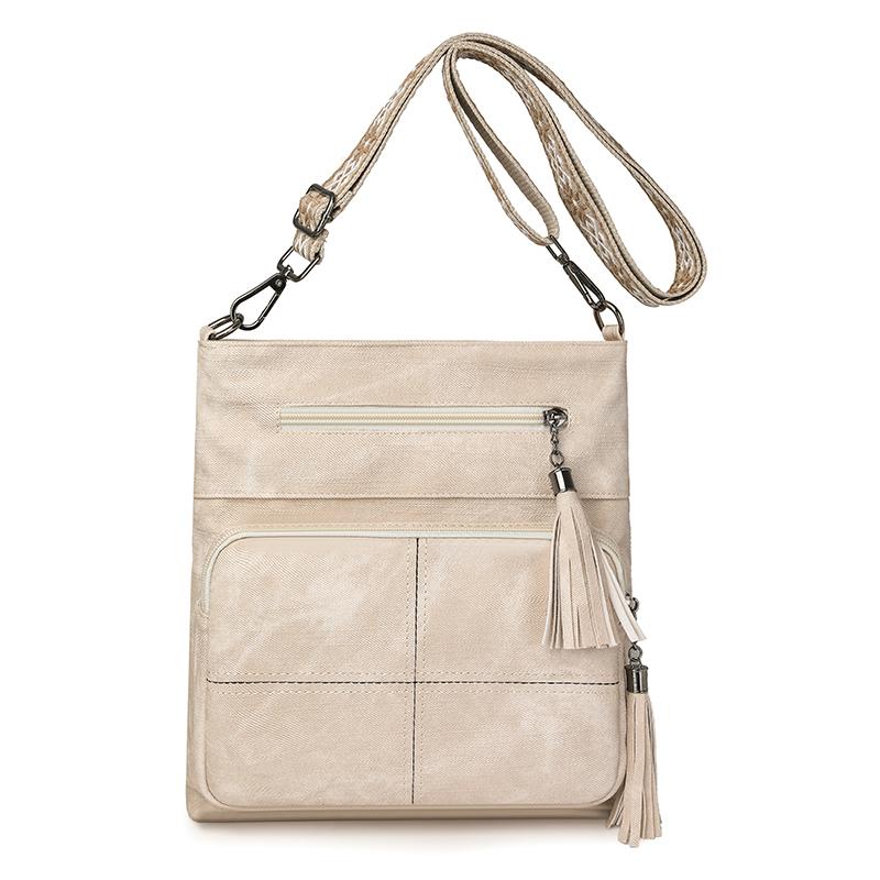 

Женская маленькая квадратная сумка с двойной молнией, сумка через плечо, на плечо бежевый