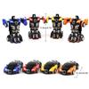 Car Robot Plastics Small Scale Wear-resistance Firmness Vehicles Toys Action Figure Inertial Power Vehicle Robots
