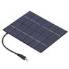 2PCS 2W Solar Panels High Conversion Rate  5521 Output Re able 3.7V Battery Solar Panel  r for Solar Light