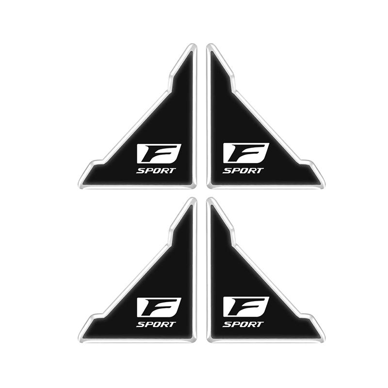 QDDY3 4Pcs Car Door Lock Shock Pad Silicone Protection Cover Valve Cap For Lexus ES LM GS IS NX RX LX RZ CT IS250 IS430 RX300 ES300H